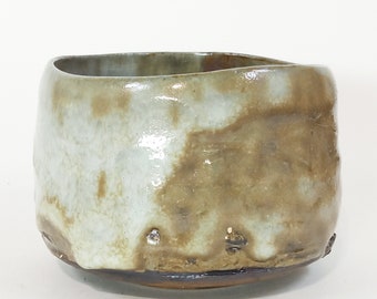 Matcha bowl. Handmade Chawan. Studio pottery.