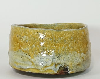 Matcha bowl. Handmade Chawan. Studio pottery.