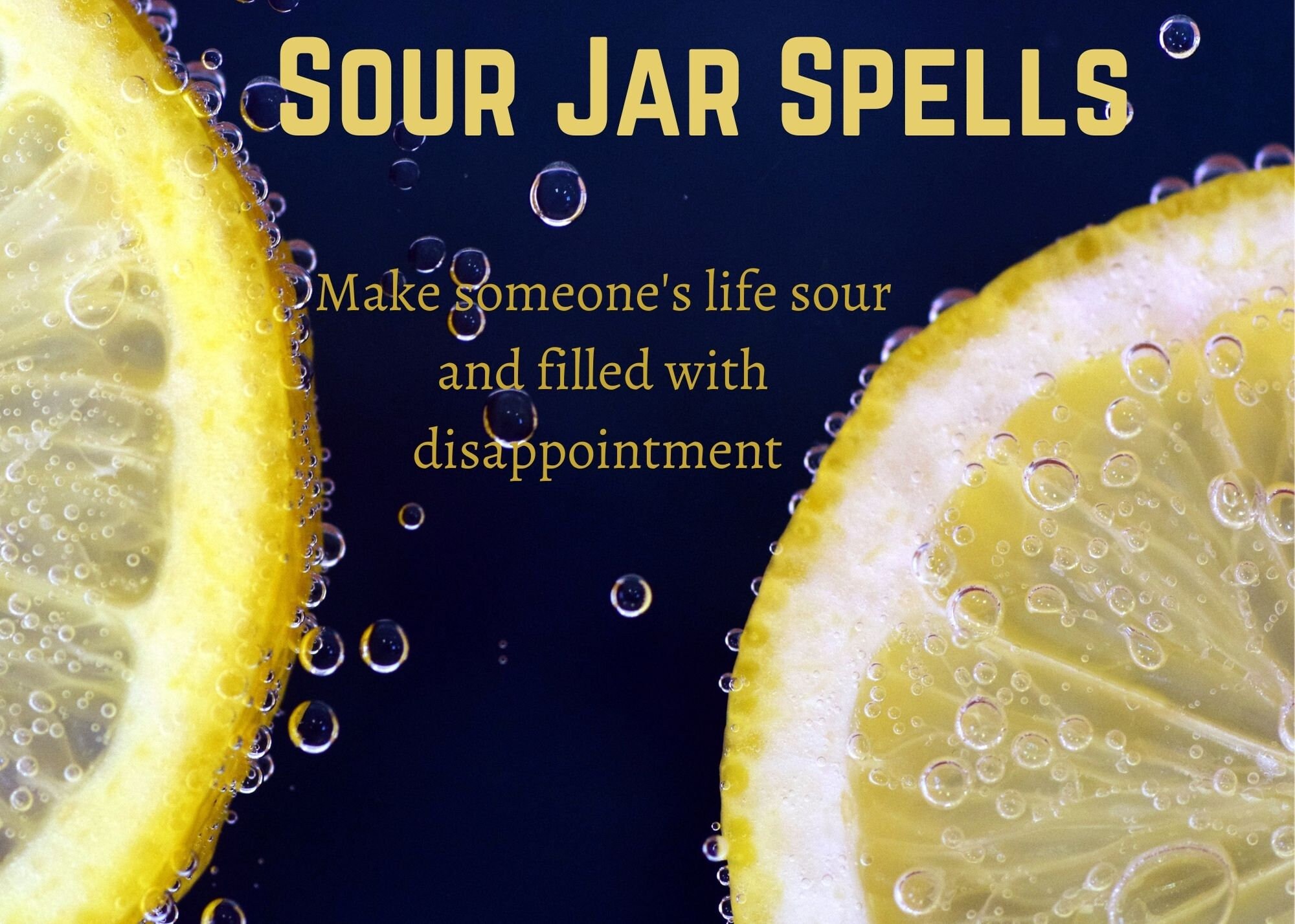 Sour Jar Spell Etsy