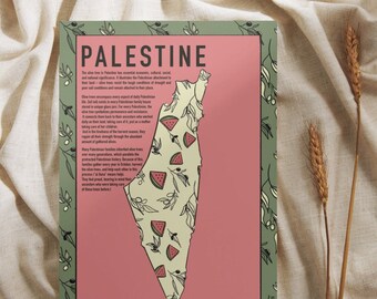 Illustration « LA GRANDE PALESTINE », capsule Palestine.