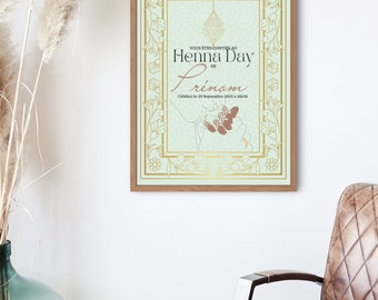 Affiche Henna Day format A3