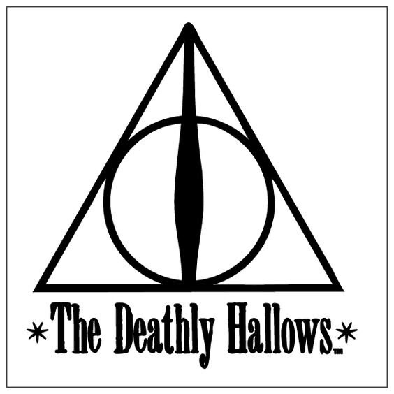 Deathly Hallows Symbol SVG | Etsy