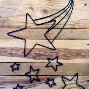 Shooting star, star, wall decoration, interior decoration