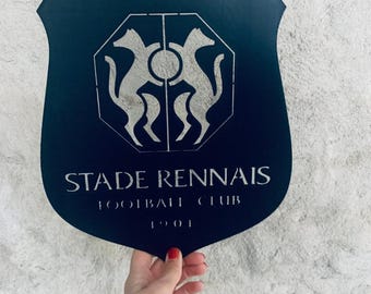 Affiche Ancienne : Train Spécial Rennes - Stade Rennais, édition Treblec