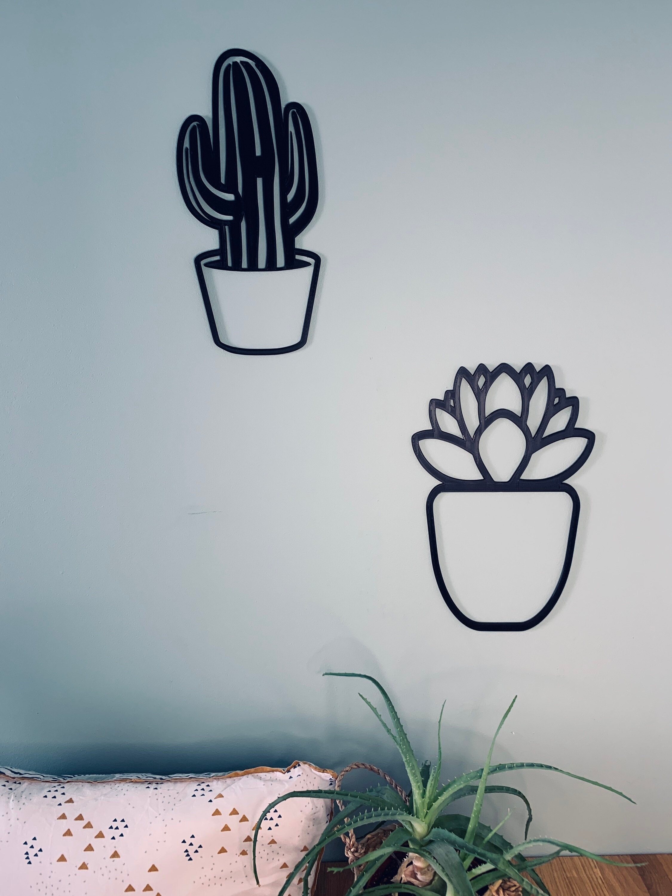 Décoration Murale Cactus | Lot de 2