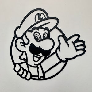 Luigi, Super Mario, Wall decoration
