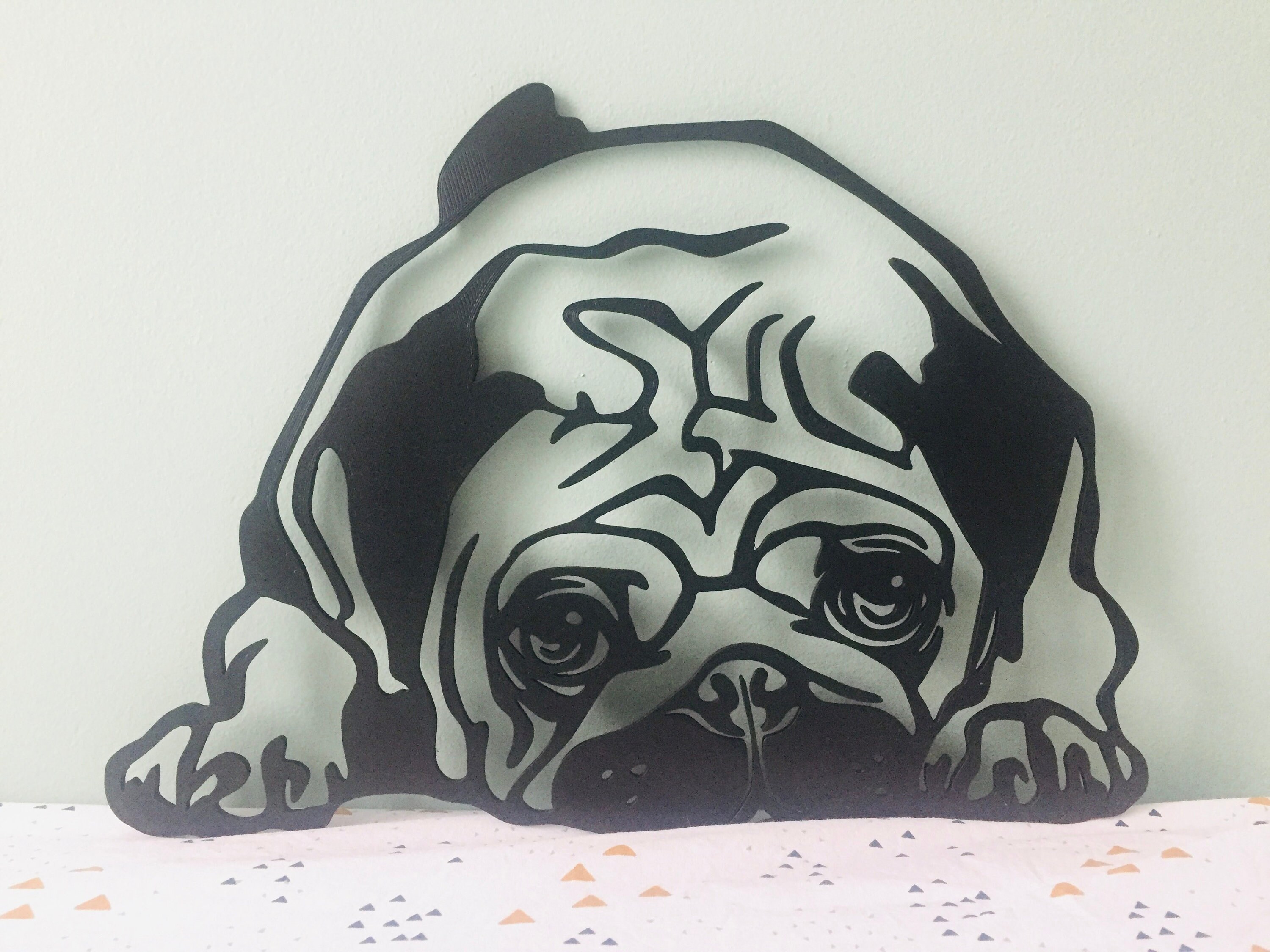 Chien, Dog, Bulldog, Décoration Murale