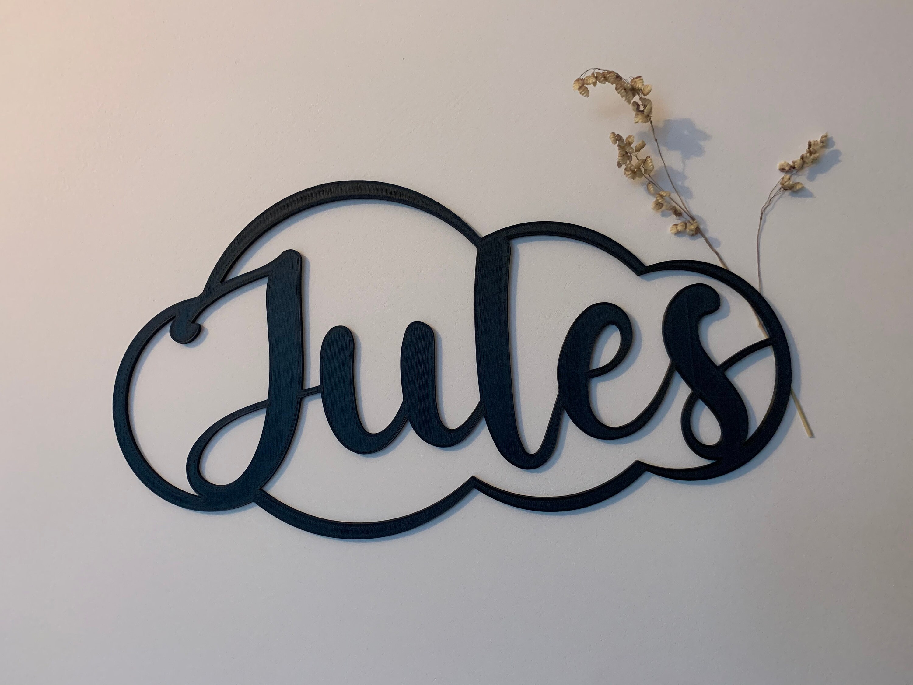 Nuage Prénom, Cloud Nursery, Personnalisation