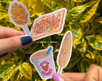 Sticker De Comidas Etsy