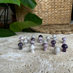 Mini Flower agate cubes