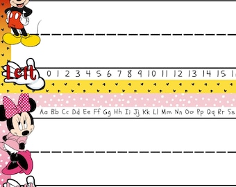 Namensschilder für das Klassenzimmer - Klassisches Design