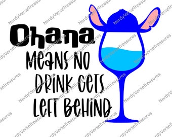 Stitch Inspirierte Getränke SVG
