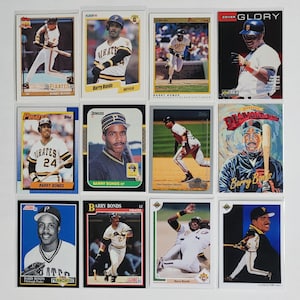 Barry Bonds ROOKIE card included in 12-card lot! 1987-1999 | Pittsburgh Pirates, San Francisco Giants