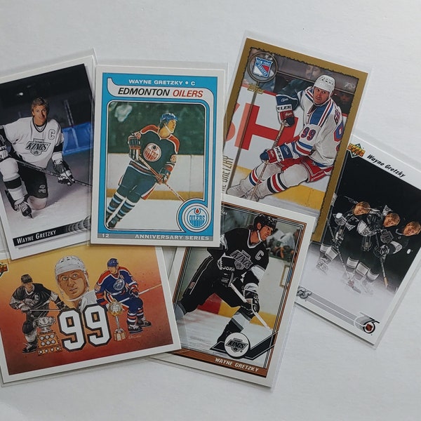 Wayne Gretzky hockey cards, 1991-1999 | 33 cards to choose from! Los Angeles Kings, Edmonton Oilers, New York Rangers
