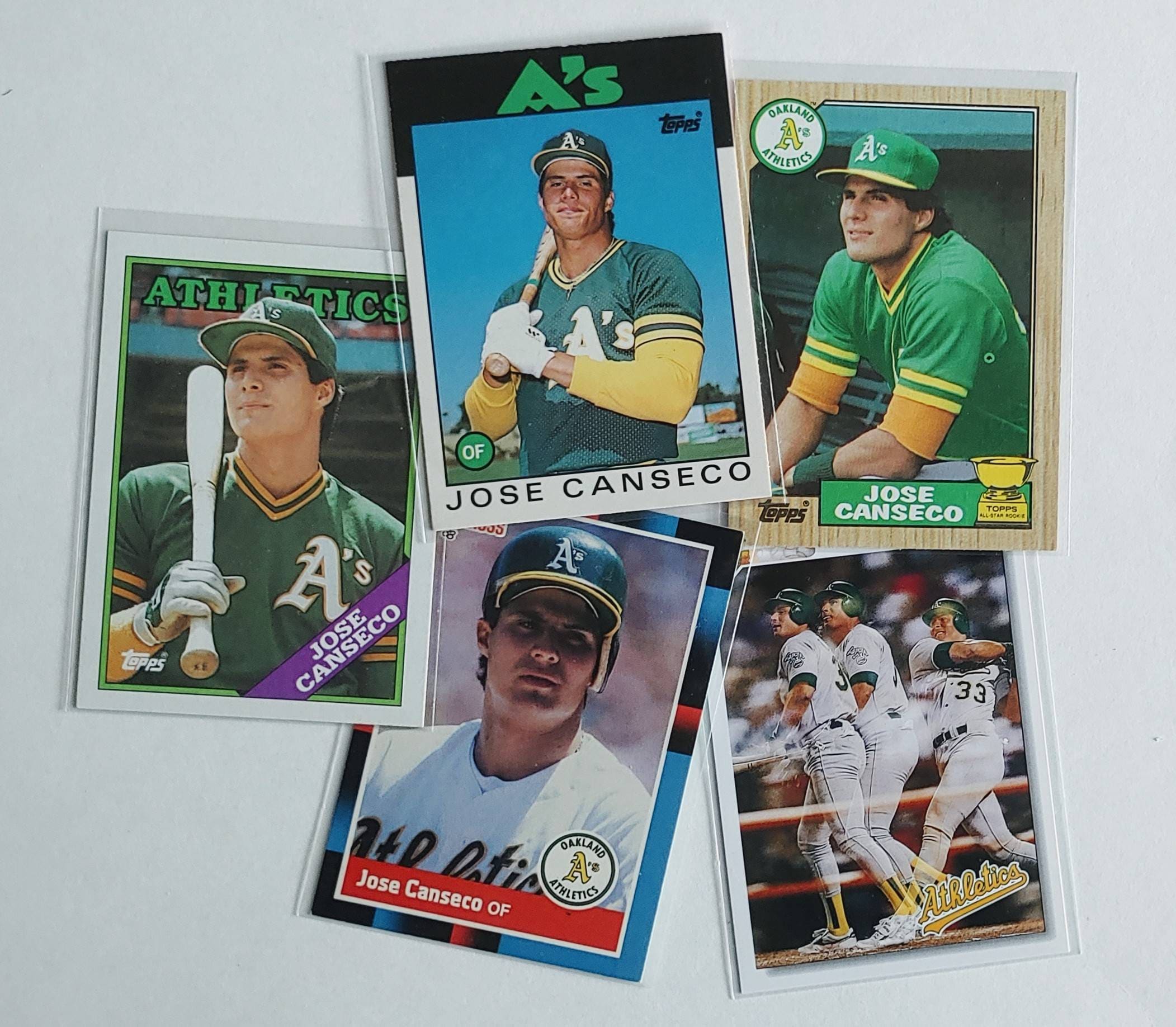 Jose Canseco ROOKIE Card 24 Baseball Cards to Choose From - Etsy