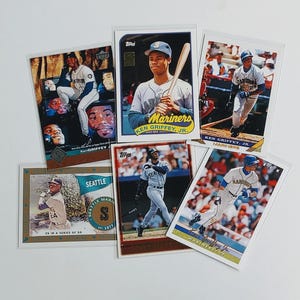 Cartes de baseball de Ken Griffey Jr., 1993-2022 | 20 cartes au choix ! Mariners de Seattle, Reds de Cincinnati