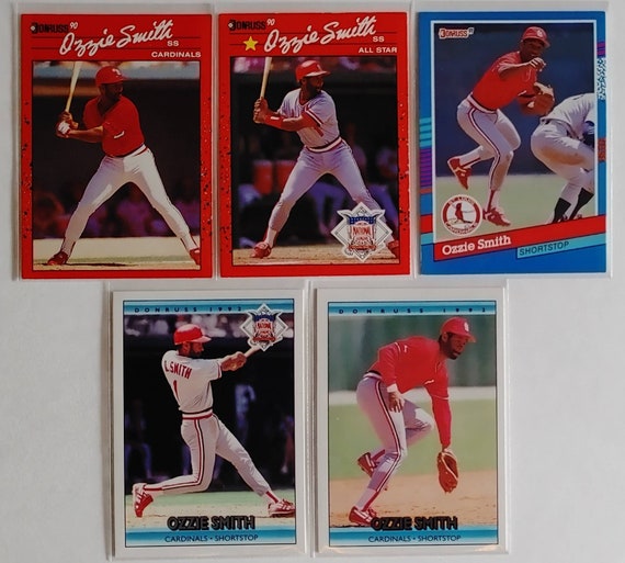 Ozzie Smith Baseball Cards 1981-1992 16 Cards to Choose 