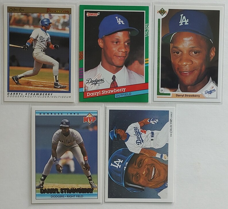 Darryl Strawberry ROOKIE Cards 20 Baseball Cards to Choose Etsy