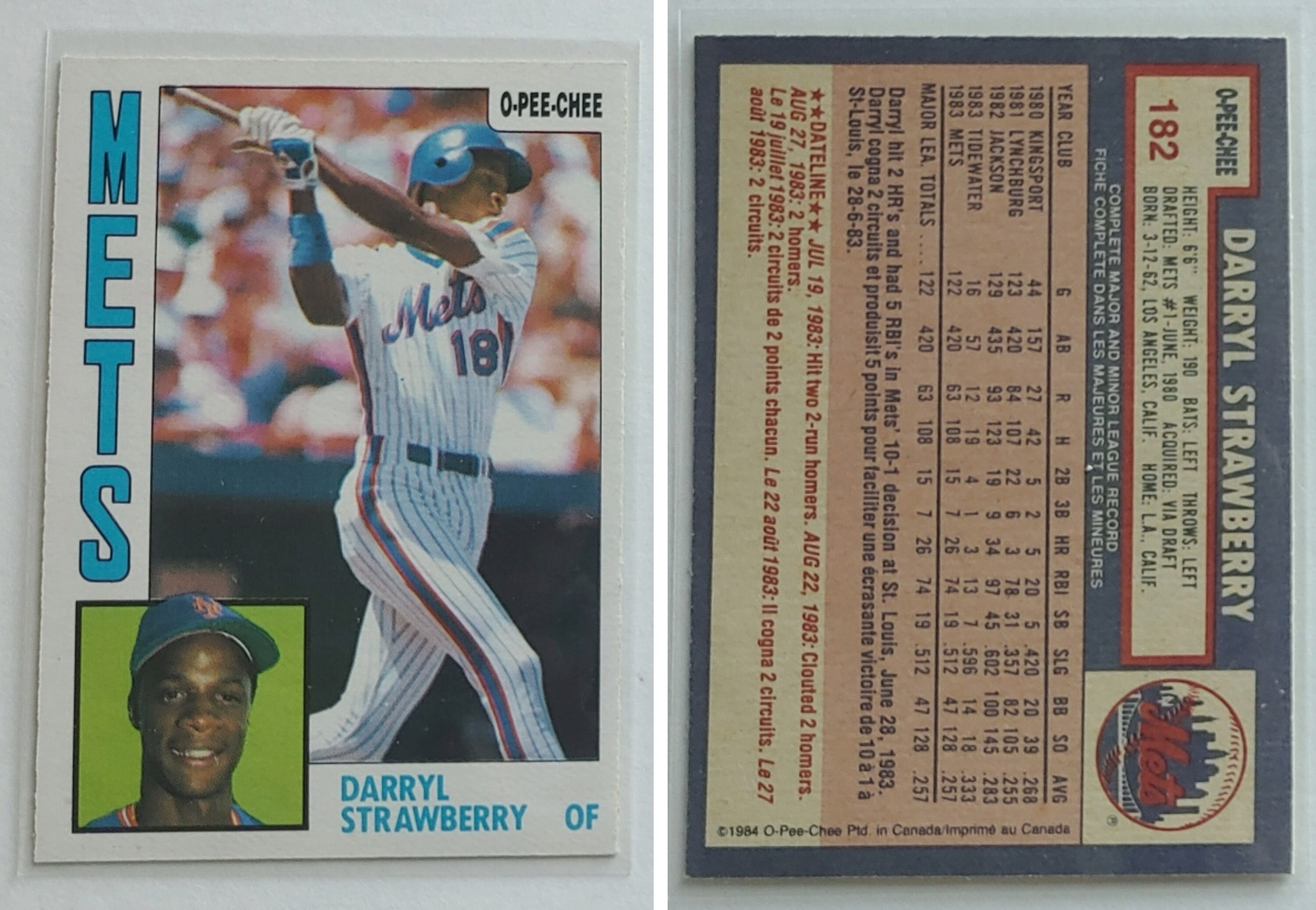 Darryl Strawberry ROOKIE Cards 20 Baseball Cards to Choose Etsy