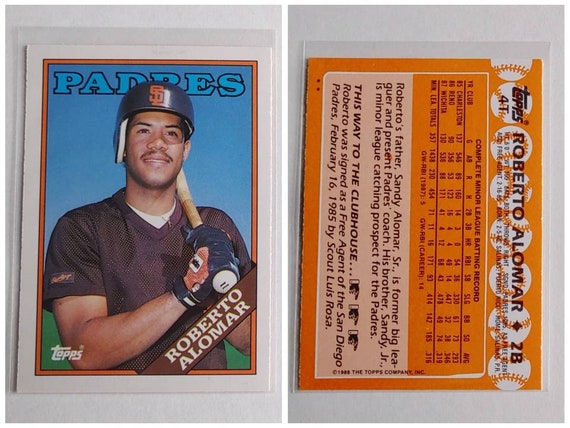 Roberto Alomar ROOKIE Cards 28 Baseball Cards to Choose 