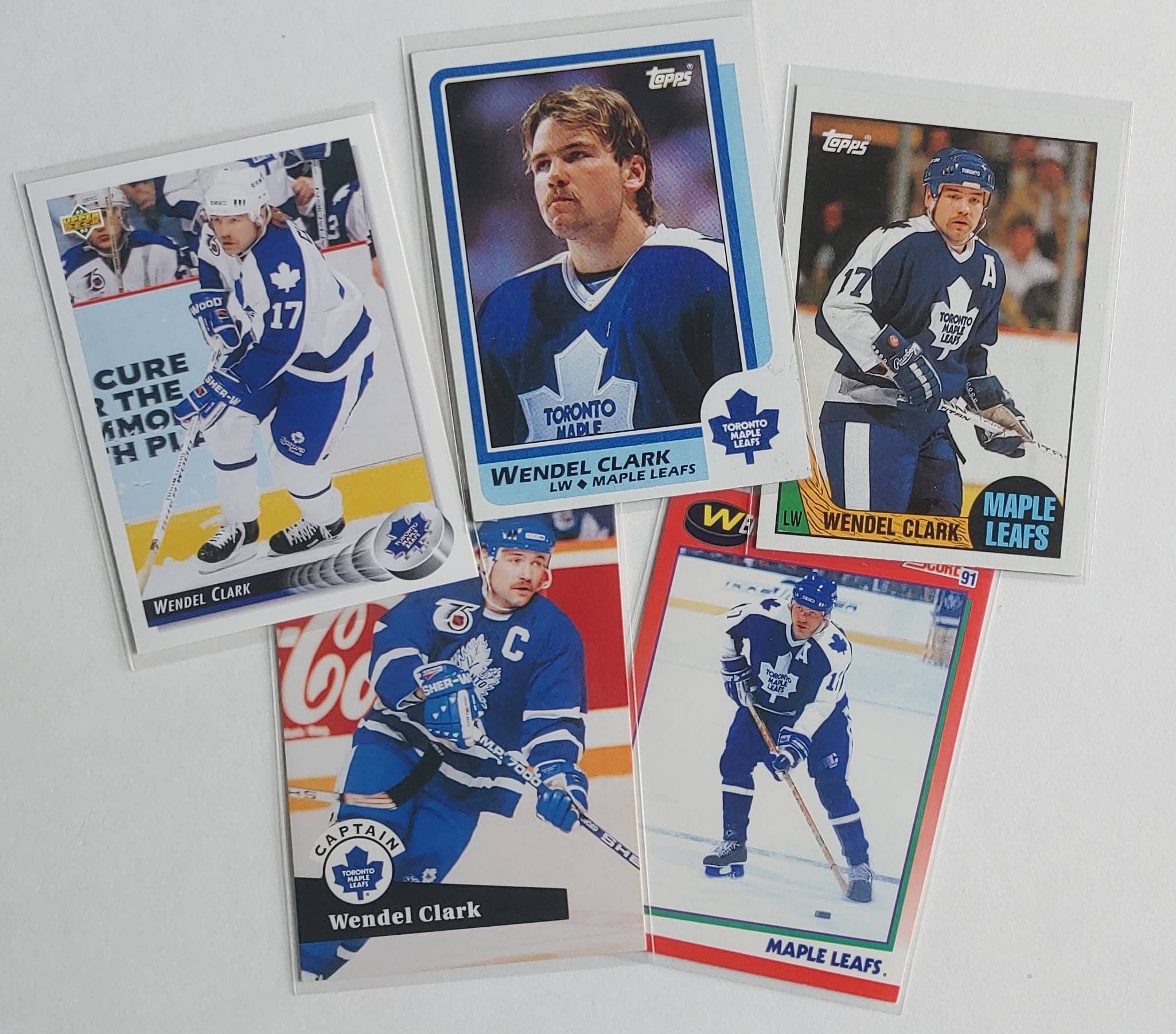WENDEL CLARK  Toronto Maple Leafs 1991 CCM Throwback NHL Hockey Hockey  Jersey