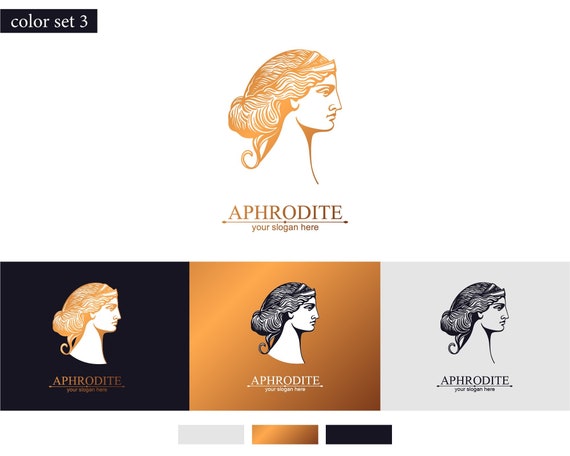 Logo Afrodita es una diosa de la belleza y el amor. Diseño de - Etsy España