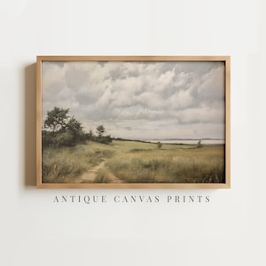 French Country Landscape Frame TV Art | Vintage Landscape Oil Painting | Farmhouse Art | Digital Art TV6