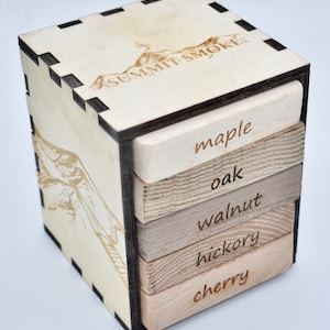 Starter Smoked Cocktail Kit: 5 blokken, met culinaire butaantoorts en 7 receptkaarten!