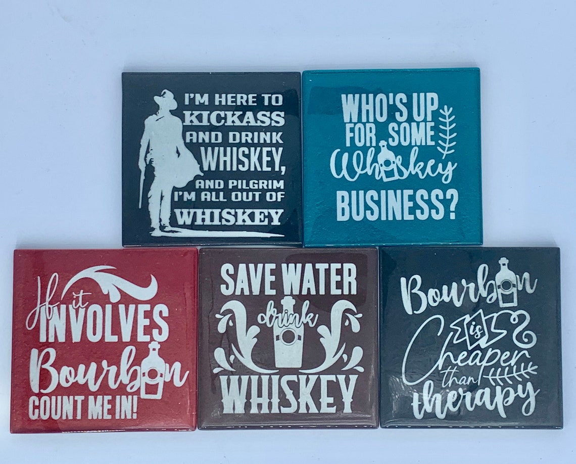 Whiskey Sprüche Untersetzer Etsy.de