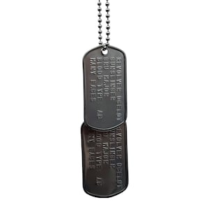 REVOLVER OCELOT Dog Tags Halskette aus Edelstahl Gaming Tribut Anhänger COSPLAY Für Stealth-Action-Serie Enthusiasten