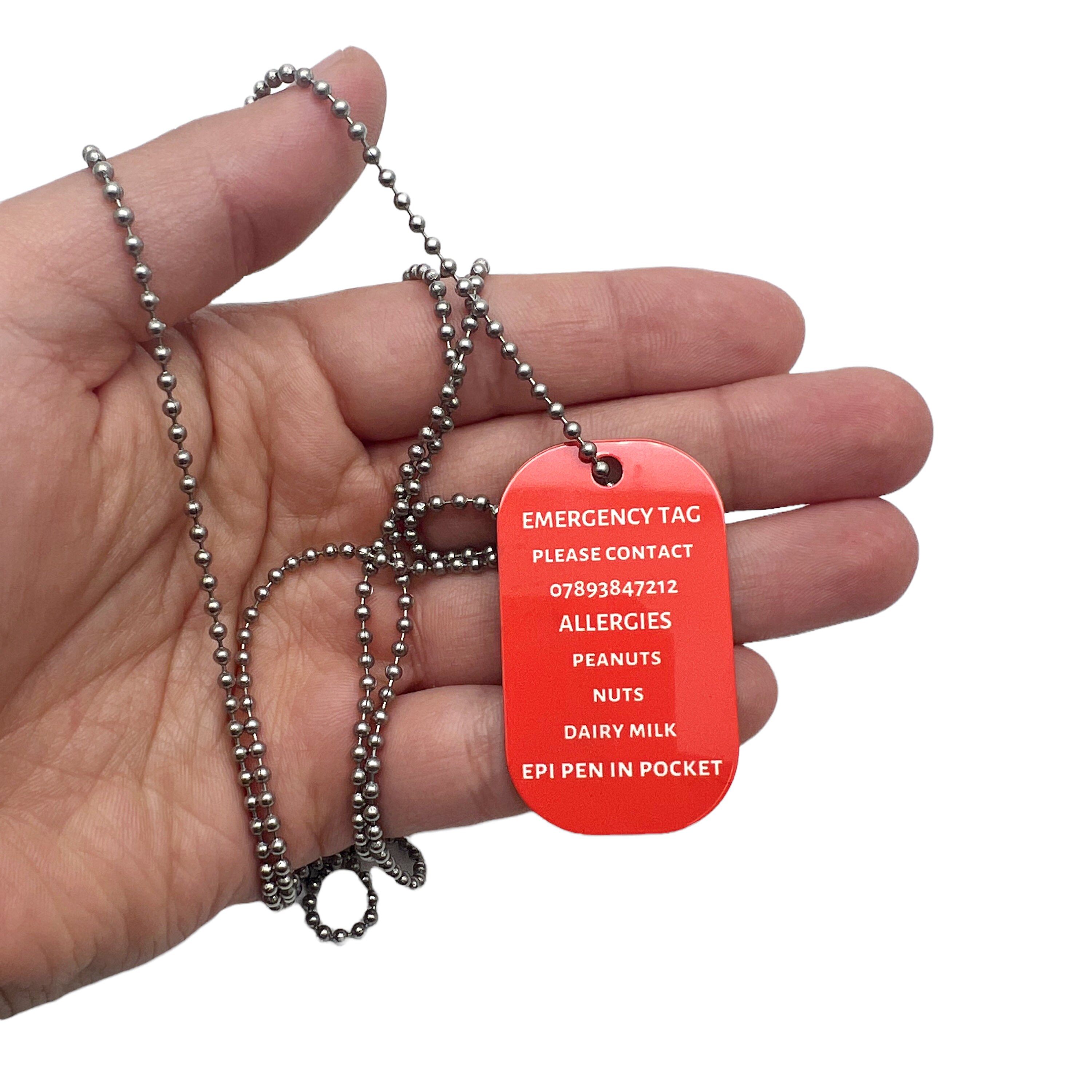 Military medical dog tags hot sale