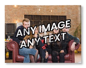 Personalized Photo Jigsaw Puzzle: 60 Piece Wooden MDF Gift