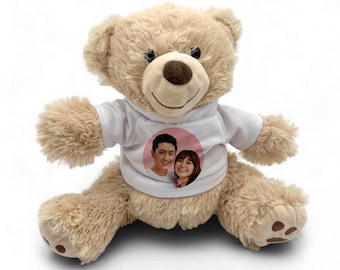 Oso de peluche personalizado: recuerdo de peluche con camiseta personalizada