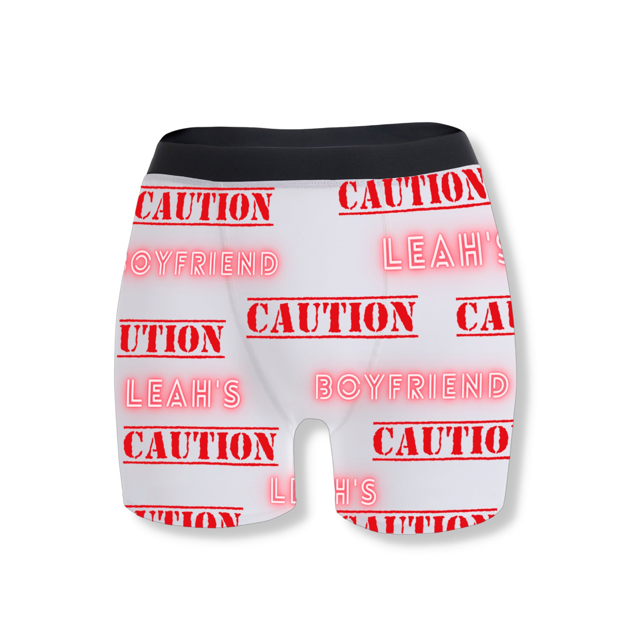 Caution Couples Matching Underwear Set, Anniversary Gift, Cotton