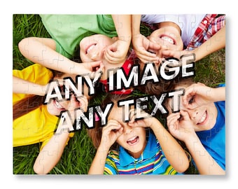 Personalised Photo Jigsaw Puzzle - Custom 80 Pieces A5 size Gift for Any Occasions