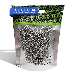 30&quot; Stainless Steel Ball Chains bead for dog tags necklaces (1 - 10 pack) - Rust Resistant - 304 Grade - Weather resistant USA Made