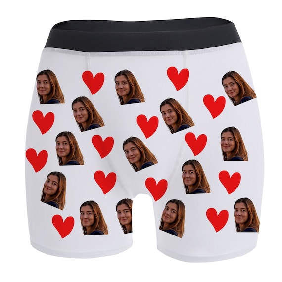 Custom Mens Underwear Valentines Gift for Him Valentines Gift Boyfriend  Valentines Day Pants Valentines Day Underwear 