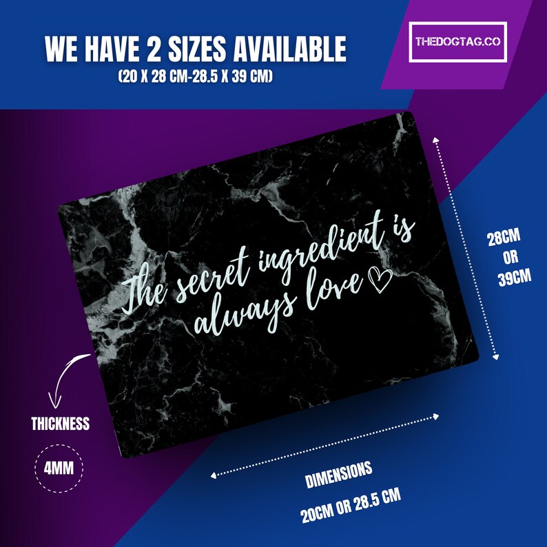 Personalized Photo Chopping Board: Chinchilla Finish Toughened Glass image 2