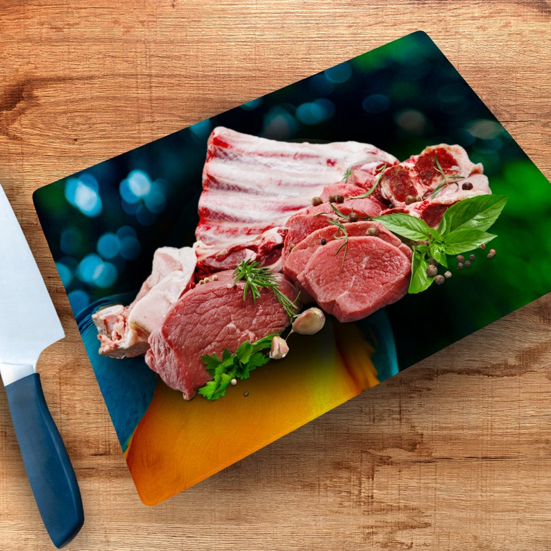 Personalized Photo Chopping Board: Chinchilla Finish Toughened Glass image 8
