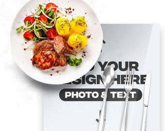Glossy Square Placemats: Cork Backed, Heat Resistant Dining Table Mats