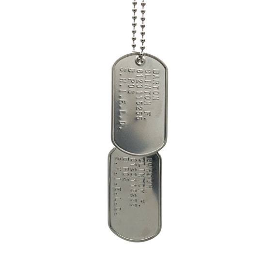 US Military Dog Tags in Stainless Steel