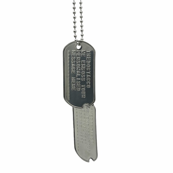 Officially Licensed Engravable U.S. Coast Guard Dog Tag