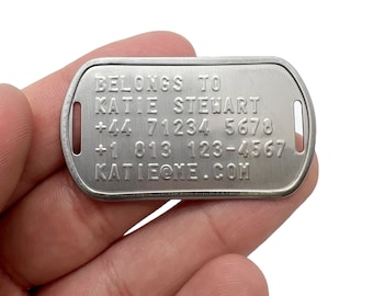 Targhetta Identificativa Personalizzata Per Cani E Gatti Incidere - Foto 7