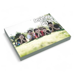 PERSONALISED Acrylic Block Any Photo Any Text 15x20x1.9 cm Gift Box Custom Keepsake Memory Display UK Made