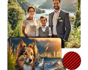 Personalized Gaming Mouse Pad: Custom Photo, XL XXL Sizes, Non-Slip