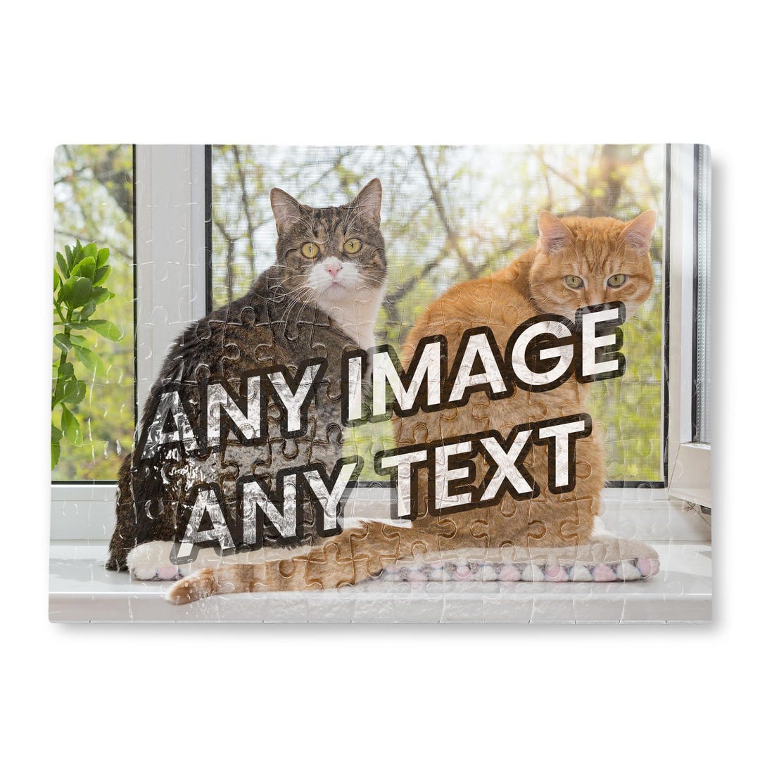 Personalisiertes Fotopuzzle – A4, 120 Teile, Mit Eigenem Foto, Text Oder Design – Einzigartiges Geschenk