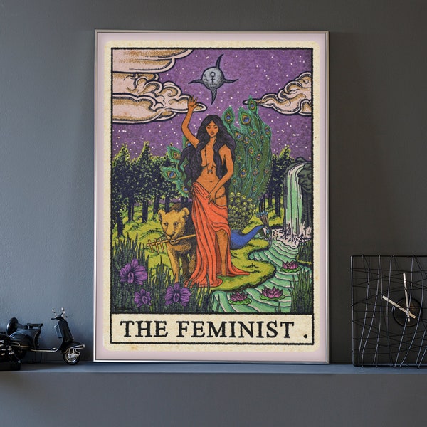 De feministische premium matte poster (3 maten)