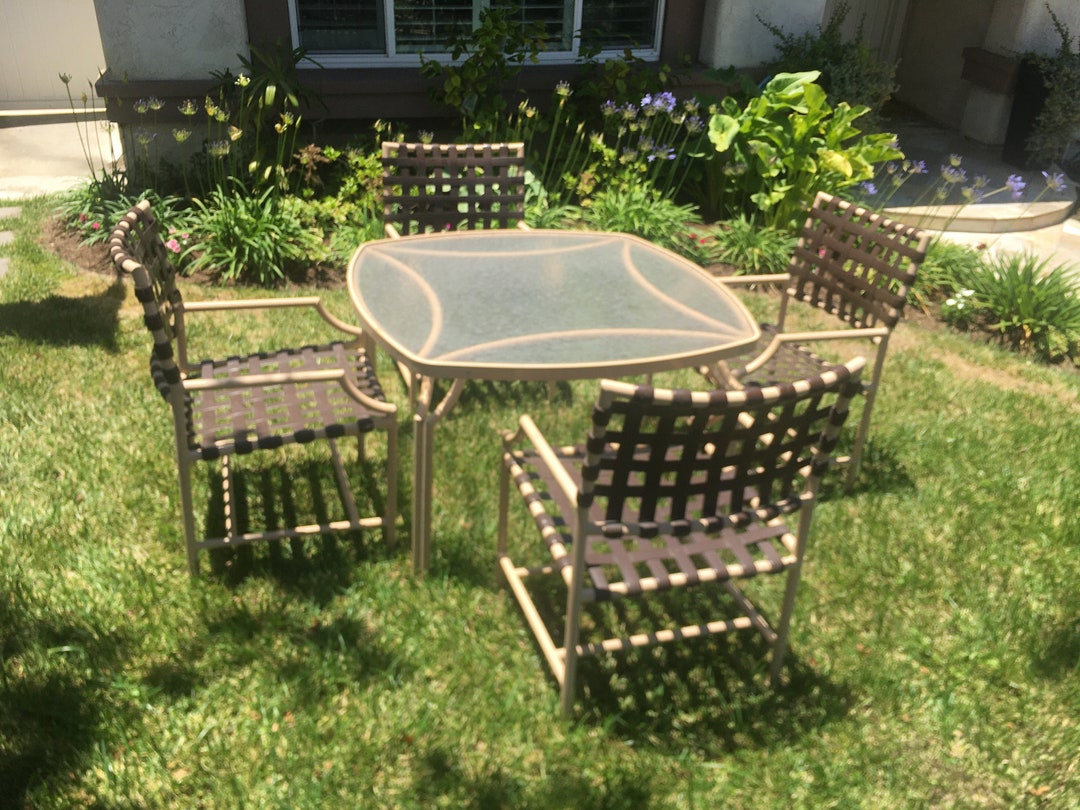Tropitone Cantina Vintage Outdoor Dining Set Etsy