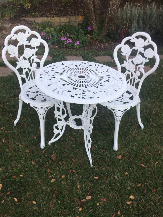 White rose cheap bistro set