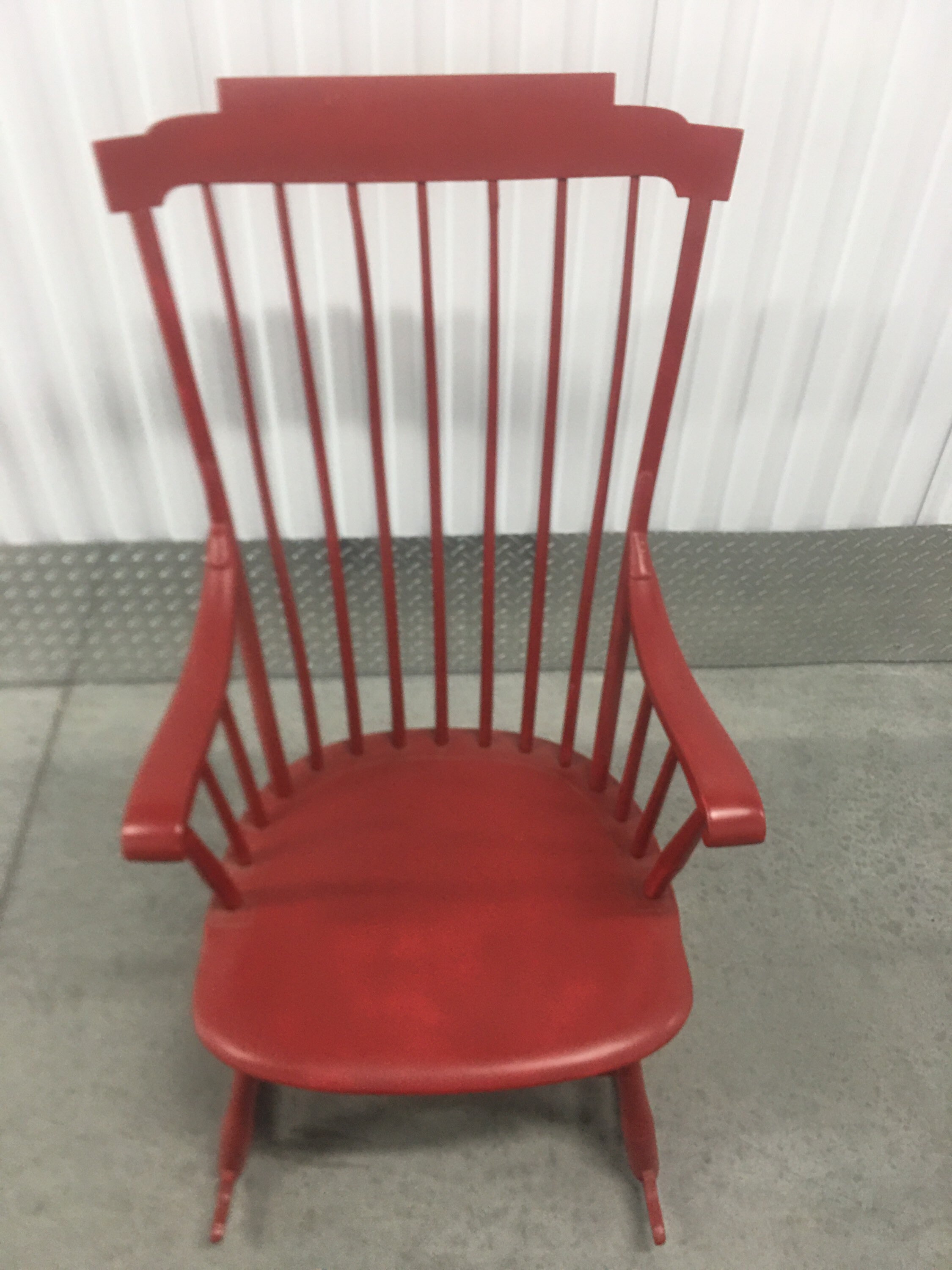 Antique Rocking Chair by Empire Chair Co of Los Angeles - Etsy